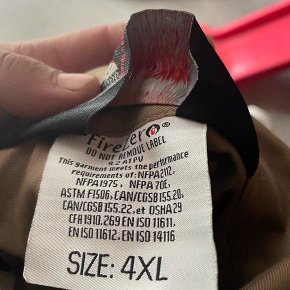 Brand new fr fire zero button down fr - Picture 3 of 3